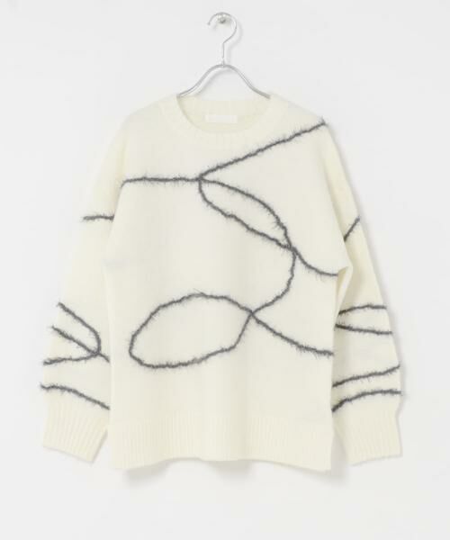 SENSE OF PLACE by URBAN RESEARCH / センスオブプレイス バイ アーバンリサーチ ニット・セーター | シャギーラインルーズニット | 詳細18
