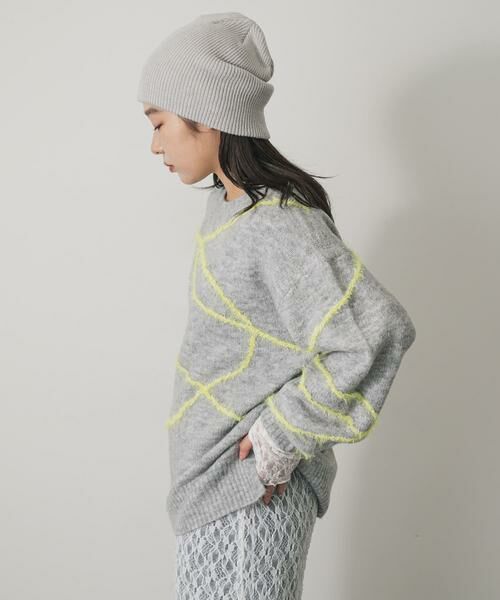 SENSE OF PLACE by URBAN RESEARCH / センスオブプレイス バイ アーバンリサーチ ニット・セーター | シャギーラインルーズニット | 詳細21