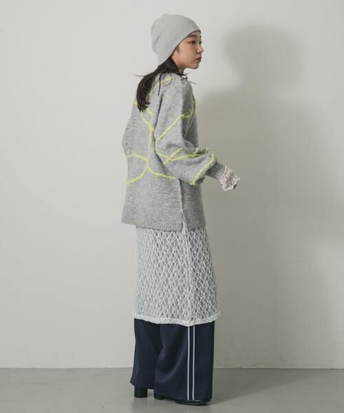 SENSE OF PLACE by URBAN RESEARCH / センスオブプレイス バイ アーバンリサーチ ニット・セーター | シャギーラインルーズニット | 詳細24