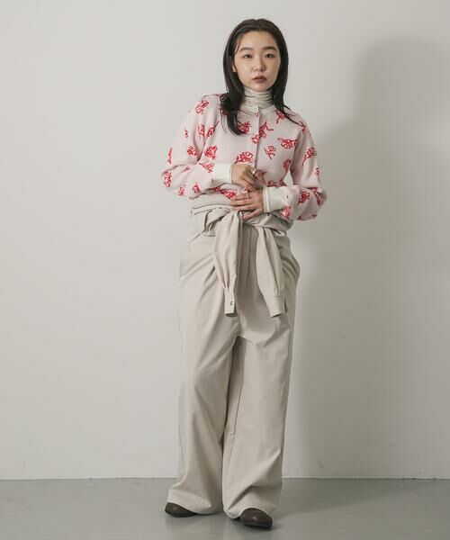 SENSE OF PLACE by URBAN RESEARCH / センスオブプレイス バイ アーバンリサーチ カーディガン・ボレロ | 『洗濯可』ジャガードフラワーコンパクトニットカーディガン | 詳細19