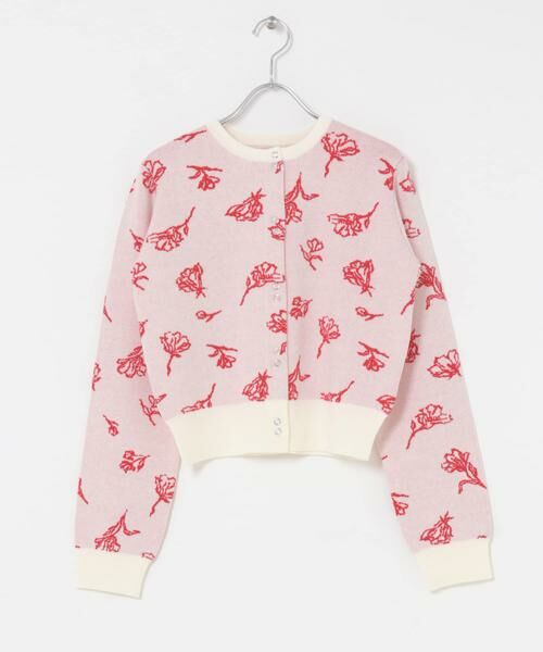 SENSE OF PLACE by URBAN RESEARCH / センスオブプレイス バイ アーバンリサーチ カーディガン・ボレロ | 『洗濯可』ジャガードフラワーコンパクトニットカーディガン | 詳細23