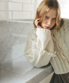 SENSE OF PLACE by URBAN RESEARCH / センスオブプレイス バイ アーバンリサーチ カーディガン・ボレロ | パッチワークケーブルニットカーディガン