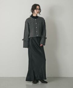 SENSE OF PLACE by URBAN RESEARCH / センスオブプレイス バイ アーバンリサーチ カーディガン・ボレロ | パッチワークケーブルニットカーディガン