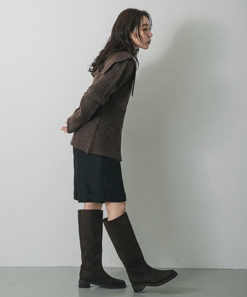 SENSE OF PLACE by URBAN RESEARCH / センスオブプレイス バイ アーバンリサーチ カーディガン・ボレロ | 『洗濯可』ドロップカラージップセーター | 詳細6