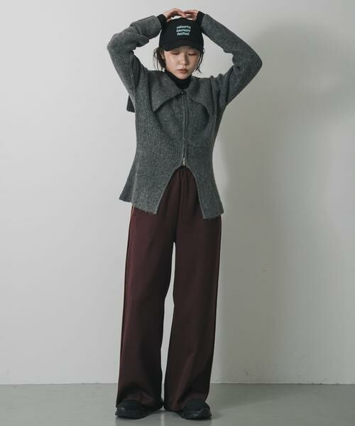 SENSE OF PLACE by URBAN RESEARCH / センスオブプレイス バイ アーバンリサーチ カーディガン・ボレロ | 『洗濯可』ドロップカラージップセーター | 詳細14