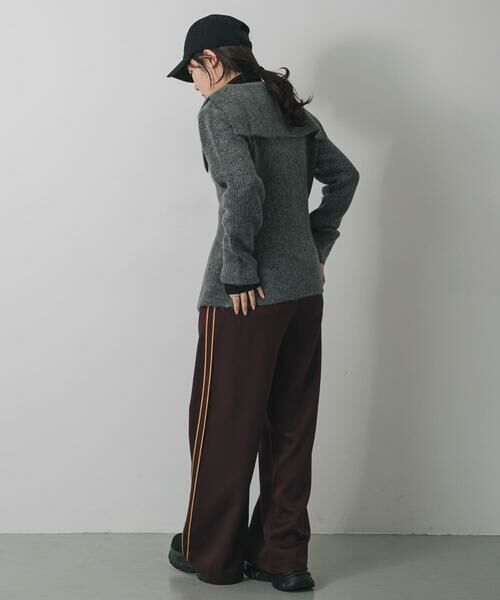 SENSE OF PLACE by URBAN RESEARCH / センスオブプレイス バイ アーバンリサーチ カーディガン・ボレロ | 『洗濯可』ドロップカラージップセーター | 詳細15