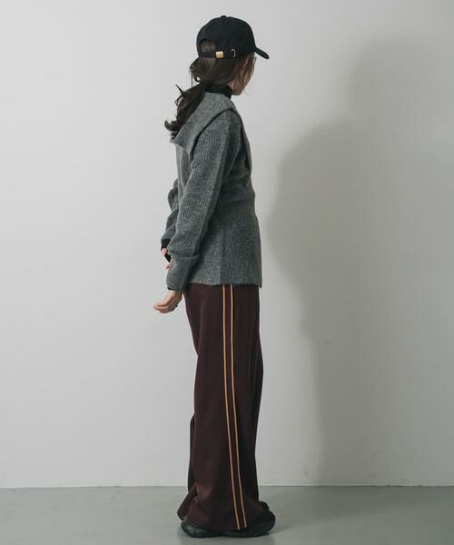 SENSE OF PLACE by URBAN RESEARCH / センスオブプレイス バイ アーバンリサーチ カーディガン・ボレロ | 『洗濯可』ドロップカラージップセーター | 詳細16