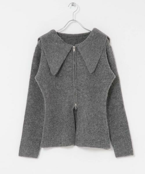 SENSE OF PLACE by URBAN RESEARCH / センスオブプレイス バイ アーバンリサーチ カーディガン・ボレロ | 『洗濯可』ドロップカラージップセーター | 詳細17