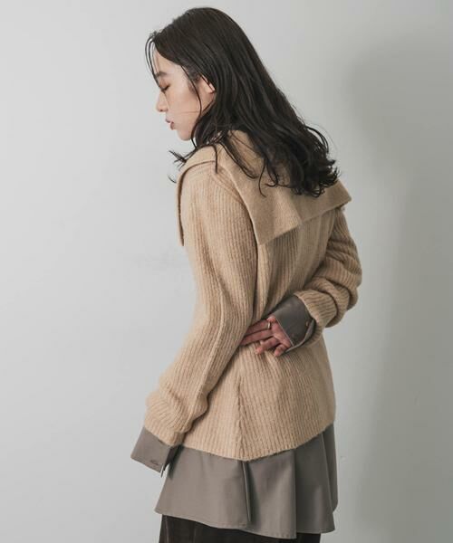 SENSE OF PLACE by URBAN RESEARCH / センスオブプレイス バイ アーバンリサーチ カーディガン・ボレロ | 『洗濯可』ドロップカラージップセーター | 詳細26