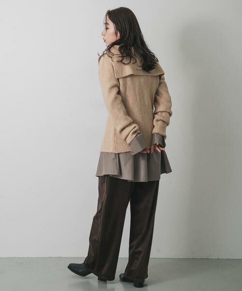 SENSE OF PLACE by URBAN RESEARCH / センスオブプレイス バイ アーバンリサーチ カーディガン・ボレロ | 『洗濯可』ドロップカラージップセーター | 詳細28