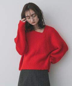 SENSE OF PLACE by URBAN RESEARCH / センスオブプレイス バイ アーバンリサーチ ニット・セーター | アシメネックニット