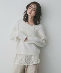 SENSE OF PLACE by URBAN RESEARCH / センスオブプレイス バイ アーバンリサーチ ニット・セーター | アシメネックニット