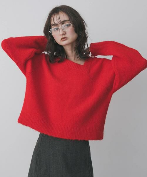 SENSE OF PLACE by URBAN RESEARCH / センスオブプレイス バイ アーバンリサーチ ニット・セーター | アシメネックニット | 詳細2