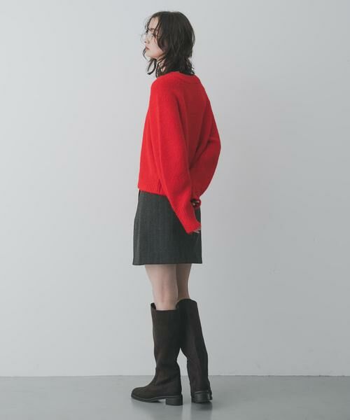SENSE OF PLACE by URBAN RESEARCH / センスオブプレイス バイ アーバンリサーチ ニット・セーター | アシメネックニット | 詳細5