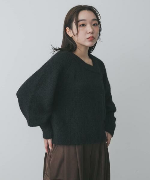SENSE OF PLACE by URBAN RESEARCH / センスオブプレイス バイ アーバンリサーチ ニット・セーター | アシメネックニット | 詳細18