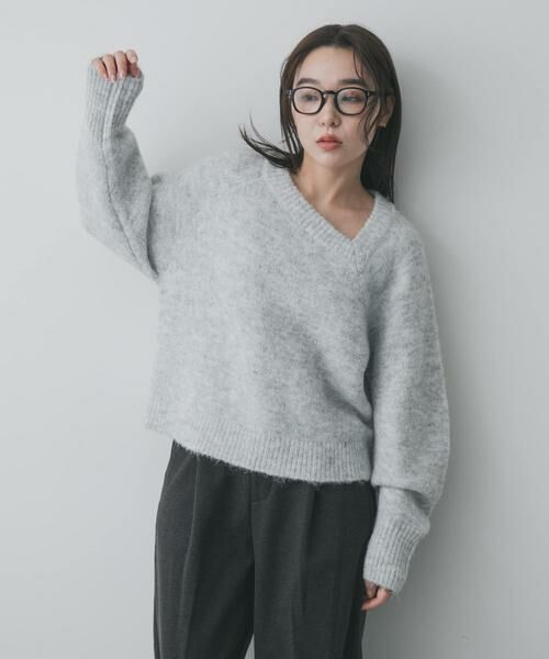 SENSE OF PLACE by URBAN RESEARCH / センスオブプレイス バイ アーバンリサーチ ニット・セーター | アシメネックニット | 詳細24