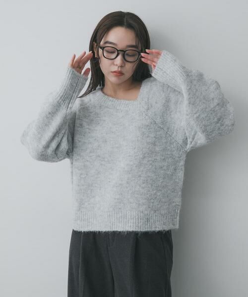 SENSE OF PLACE by URBAN RESEARCH / センスオブプレイス バイ アーバンリサーチ ニット・セーター | アシメネックニット | 詳細25