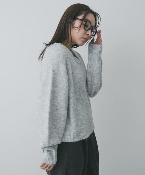 SENSE OF PLACE by URBAN RESEARCH / センスオブプレイス バイ アーバンリサーチ ニット・セーター | アシメネックニット | 詳細26