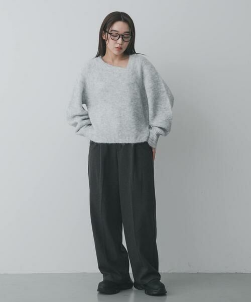 SENSE OF PLACE by URBAN RESEARCH / センスオブプレイス バイ アーバンリサーチ ニット・セーター | アシメネックニット | 詳細27