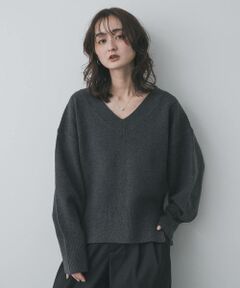 SENSE OF PLACE by URBAN RESEARCH / センスオブプレイス バイ アーバンリサーチ ニット・セーター | 『洗濯可』サイドスリットVネックニット