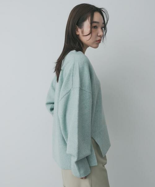 SENSE OF PLACE by URBAN RESEARCH / センスオブプレイス バイ アーバンリサーチ ニット・セーター | 『洗濯可』サイドスリットVネックニット | 詳細3