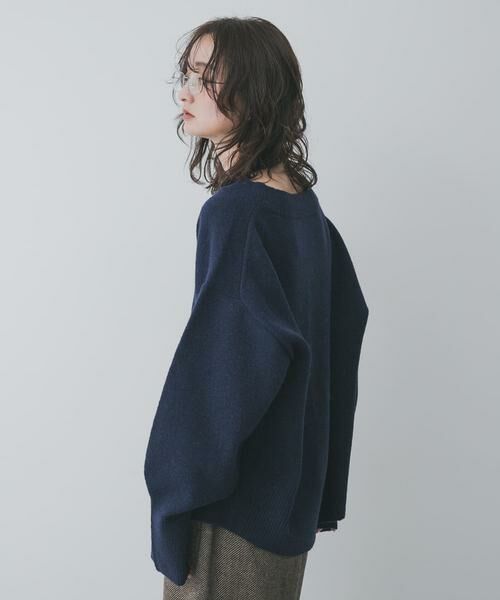 SENSE OF PLACE by URBAN RESEARCH / センスオブプレイス バイ アーバンリサーチ ニット・セーター | 『洗濯可』サイドスリットVネックニット | 詳細10
