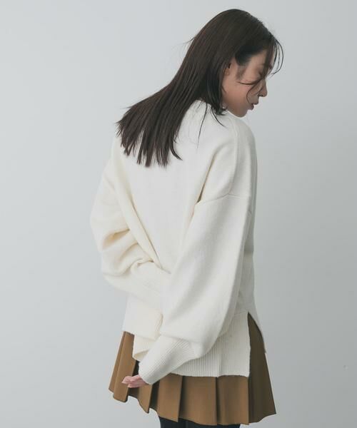 SENSE OF PLACE by URBAN RESEARCH / センスオブプレイス バイ アーバンリサーチ ニット・セーター | 『洗濯可』サイドスリットVネックニット | 詳細19