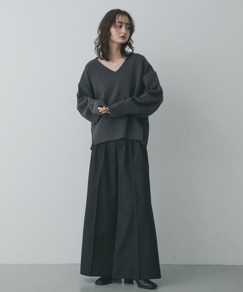 SENSE OF PLACE by URBAN RESEARCH / センスオブプレイス バイ アーバンリサーチ ニット・セーター | 『洗濯可』サイドスリットVネックニット | 詳細29
