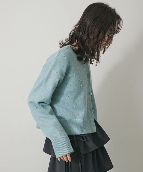 SENSE OF PLACE by URBAN RESEARCH / センスオブプレイス バイ アーバンリサーチ カーディガン・ボレロ | 『洗濯可』ボールビーズカーディガン | 詳細2