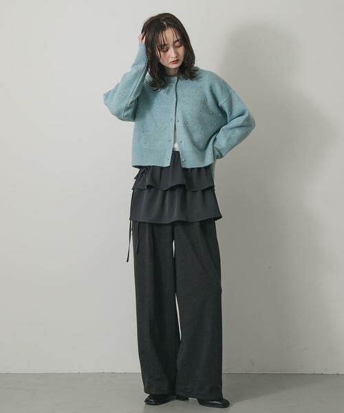 SENSE OF PLACE by URBAN RESEARCH / センスオブプレイス バイ アーバンリサーチ カーディガン・ボレロ | 『洗濯可』ボールビーズカーディガン | 詳細4