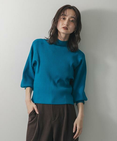 SENSE OF PLACE by URBAN RESEARCH / センスオブプレイス バイ アーバンリサーチ ニット・セーター | 『毛玉防止』マトンスリーブセーター | 詳細1