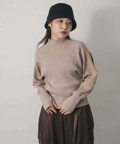 SENSE OF PLACE by URBAN RESEARCH / センスオブプレイス バイ アーバンリサーチ ニット・セーター | 『毛玉防止』マトンスリーブセーター | 詳細29