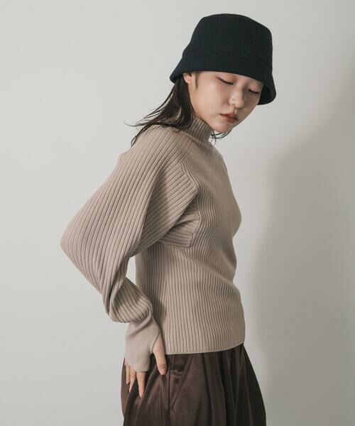 SENSE OF PLACE by URBAN RESEARCH / センスオブプレイス バイ アーバンリサーチ ニット・セーター | 『毛玉防止』マトンスリーブセーター | 詳細30