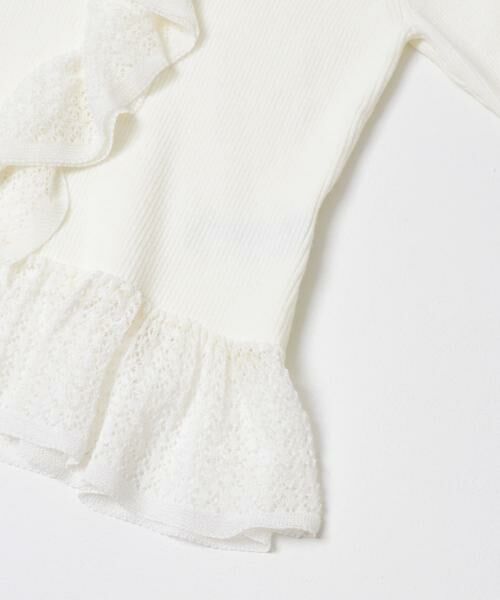 SENSE OF PLACE by URBAN RESEARCH / センスオブプレイス バイ アーバンリサーチ ニット・セーター | 『洗濯可』フリルレースフレアスリーブニット | 詳細9