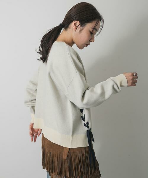 SENSE OF PLACE by URBAN RESEARCH / センスオブプレイス バイ アーバンリサーチ ニット・セーター | 『別注』FANTASIA/コードセーター | 詳細30