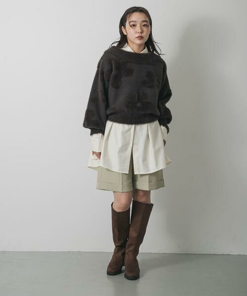 SENSE OF PLACE by URBAN RESEARCH / センスオブプレイス バイ アーバンリサーチ ニット・セーター | フラワージャガードニット | 詳細4