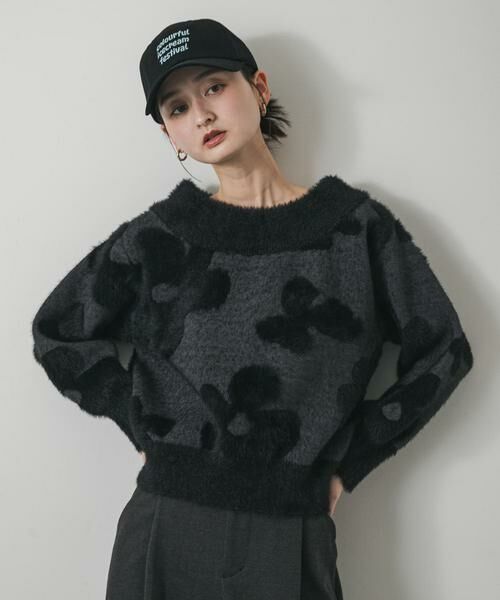 SENSE OF PLACE by URBAN RESEARCH / センスオブプレイス バイ アーバンリサーチ ニット・セーター | フラワージャガードニット | 詳細10