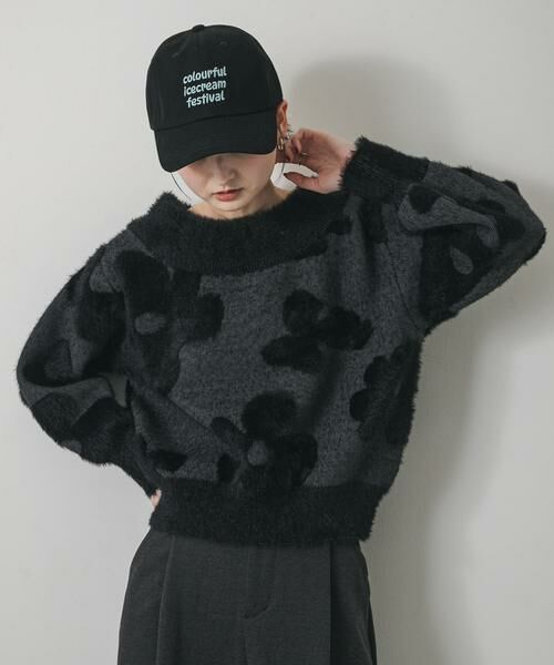 SENSE OF PLACE by URBAN RESEARCH / センスオブプレイス バイ アーバンリサーチ ニット・セーター | フラワージャガードニット | 詳細11