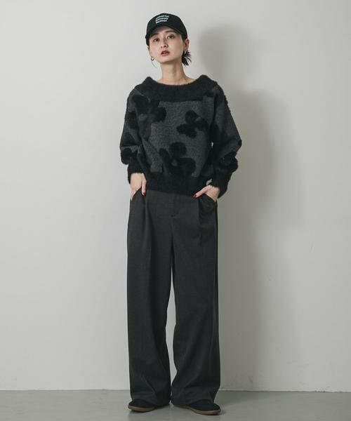 SENSE OF PLACE by URBAN RESEARCH / センスオブプレイス バイ アーバンリサーチ ニット・セーター | フラワージャガードニット | 詳細13