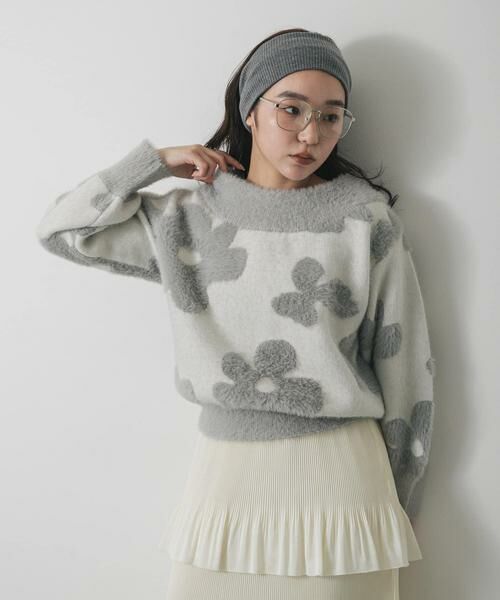 SENSE OF PLACE by URBAN RESEARCH / センスオブプレイス バイ アーバンリサーチ ニット・セーター | フラワージャガードニット | 詳細19