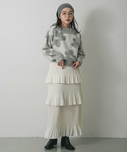 SENSE OF PLACE by URBAN RESEARCH / センスオブプレイス バイ アーバンリサーチ ニット・セーター | フラワージャガードニット | 詳細22