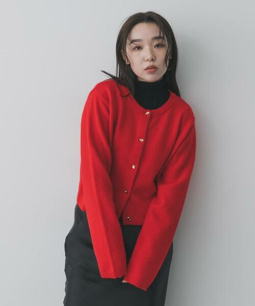 SENSE OF PLACE by URBAN RESEARCH / センスオブプレイス バイ アーバンリサーチ カーディガン・ボレロ | 『洗濯可』メタルボタンカーディガン | 詳細1