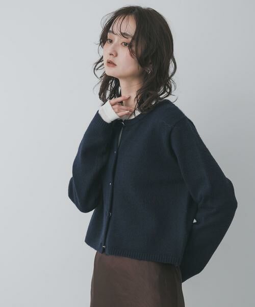 SENSE OF PLACE by URBAN RESEARCH / センスオブプレイス バイ アーバンリサーチ カーディガン・ボレロ | 『洗濯可』メタルボタンカーディガン | 詳細8