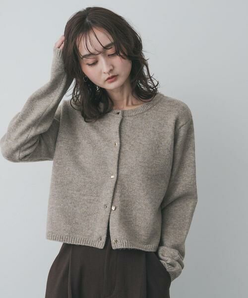 SENSE OF PLACE by URBAN RESEARCH / センスオブプレイス バイ アーバンリサーチ カーディガン・ボレロ | 『洗濯可』メタルボタンカーディガン | 詳細30