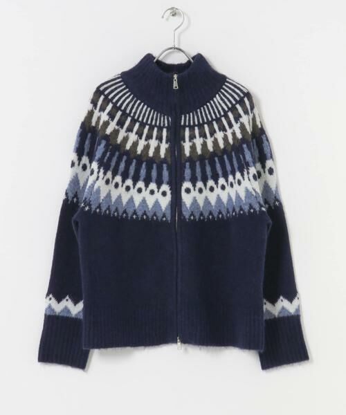 SENSE OF PLACE by URBAN RESEARCH / センスオブプレイス バイ アーバンリサーチ ニット・セーター | 『洗濯可』ノルディックジップセーター | 詳細6