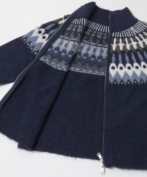 SENSE OF PLACE by URBAN RESEARCH / センスオブプレイス バイ アーバンリサーチ ニット・セーター | 『洗濯可』ノルディックジップセーター | 詳細8