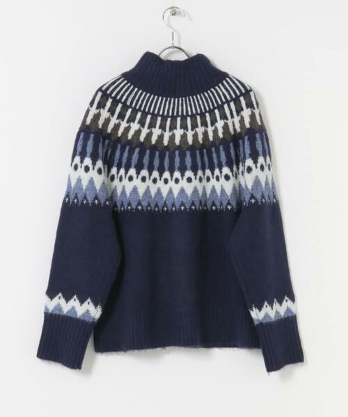 SENSE OF PLACE by URBAN RESEARCH / センスオブプレイス バイ アーバンリサーチ ニット・セーター | 『洗濯可』ノルディックジップセーター | 詳細9