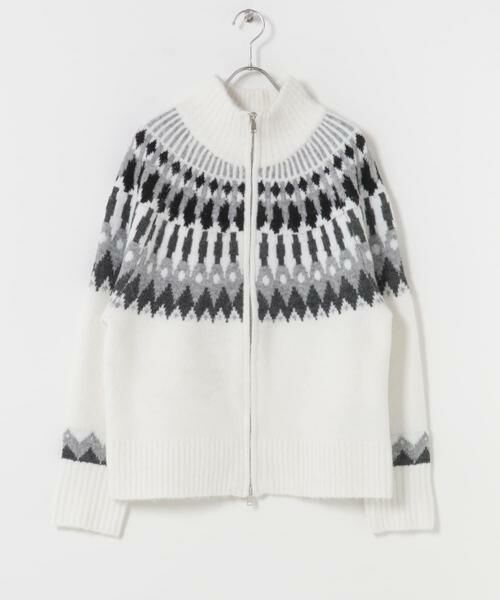 SENSE OF PLACE by URBAN RESEARCH / センスオブプレイス バイ アーバンリサーチ ニット・セーター | 『洗濯可』ノルディックジップセーター | 詳細19