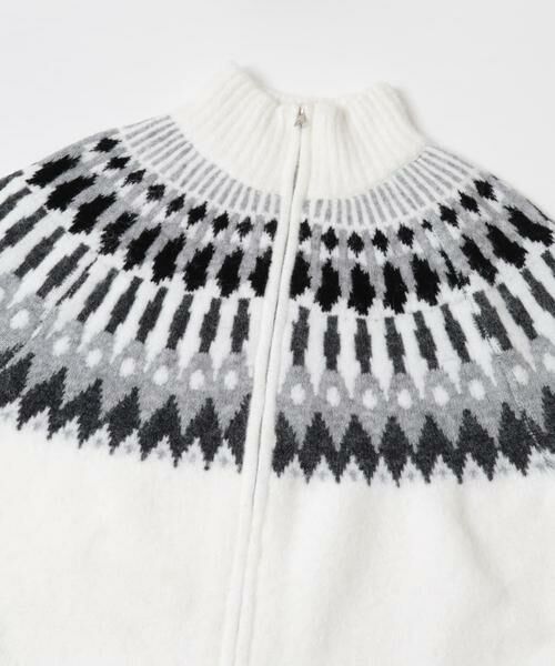 SENSE OF PLACE by URBAN RESEARCH / センスオブプレイス バイ アーバンリサーチ ニット・セーター | 『洗濯可』ノルディックジップセーター | 詳細20