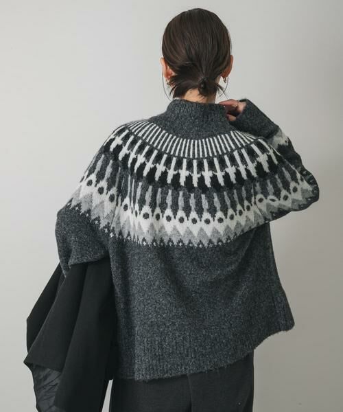 SENSE OF PLACE by URBAN RESEARCH / センスオブプレイス バイ アーバンリサーチ ニット・セーター | 『洗濯可』ノルディックジップセーター | 詳細22